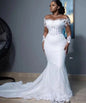 Dress Elegant White Waist Trailing African Bridal Wedding Dresses