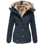 Women's Winter Warm Fur Collar Cotton Clothes Coats