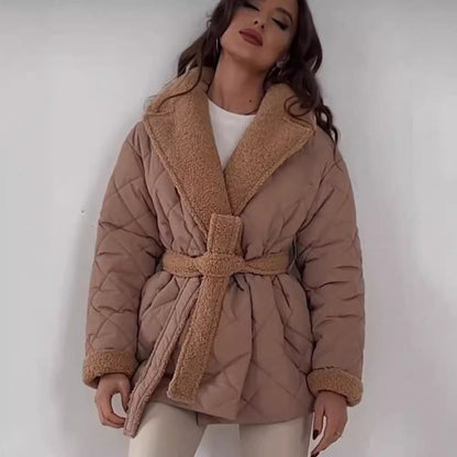 Women's Lapel Cotton Clothes Fashionable Design For Coats