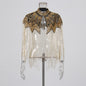 Women's Style High-grade Waistcoat Niche Beaded Tassel Coats