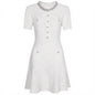 High Quality Beaded Summer Fashionable Knitted Slim Fit Dresses
