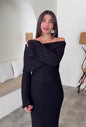 Autumn Sexy Soft Temperament Long Sleeve Dresses