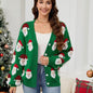 Women's Casual Santa Claus Brocade Christmas Sweaters