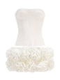 Women's Sexy Tube Dress Slim Flower Tight Tops