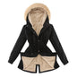 Women's Clothes Mid-length Hooded Winter Lamb Wool Coats