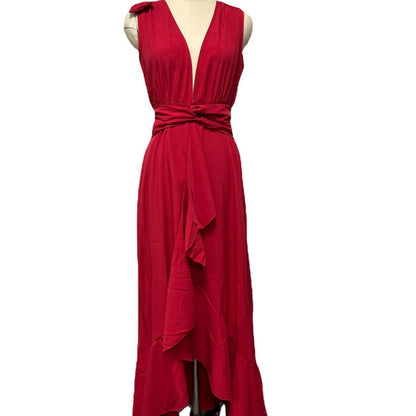 Summer Temperament Commute High Waist Design Dresses
