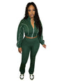 Women's Double Stitching Contrast Color Squeeze Fillet Blouses