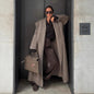 Fashionable Temperament Shawl Lapel Tied Waist Coats