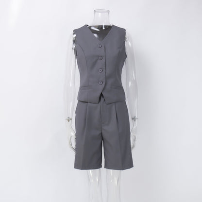 Trendy Fashion Summer British Style Straight Suits
