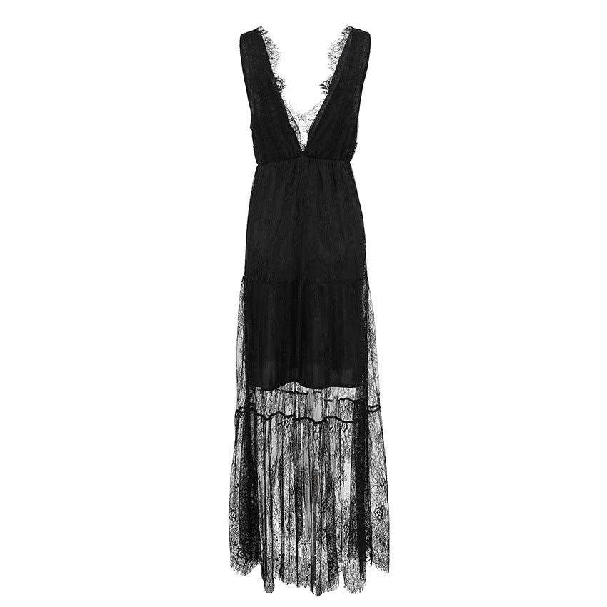 Women's Lace Dress For Summer Fashion Backless Dresses