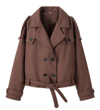 Women's New Elegant Versatile Fashion Woolen Coats