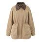 Women's Lapel Loose Waist Overalls Trench Mid-length Coats