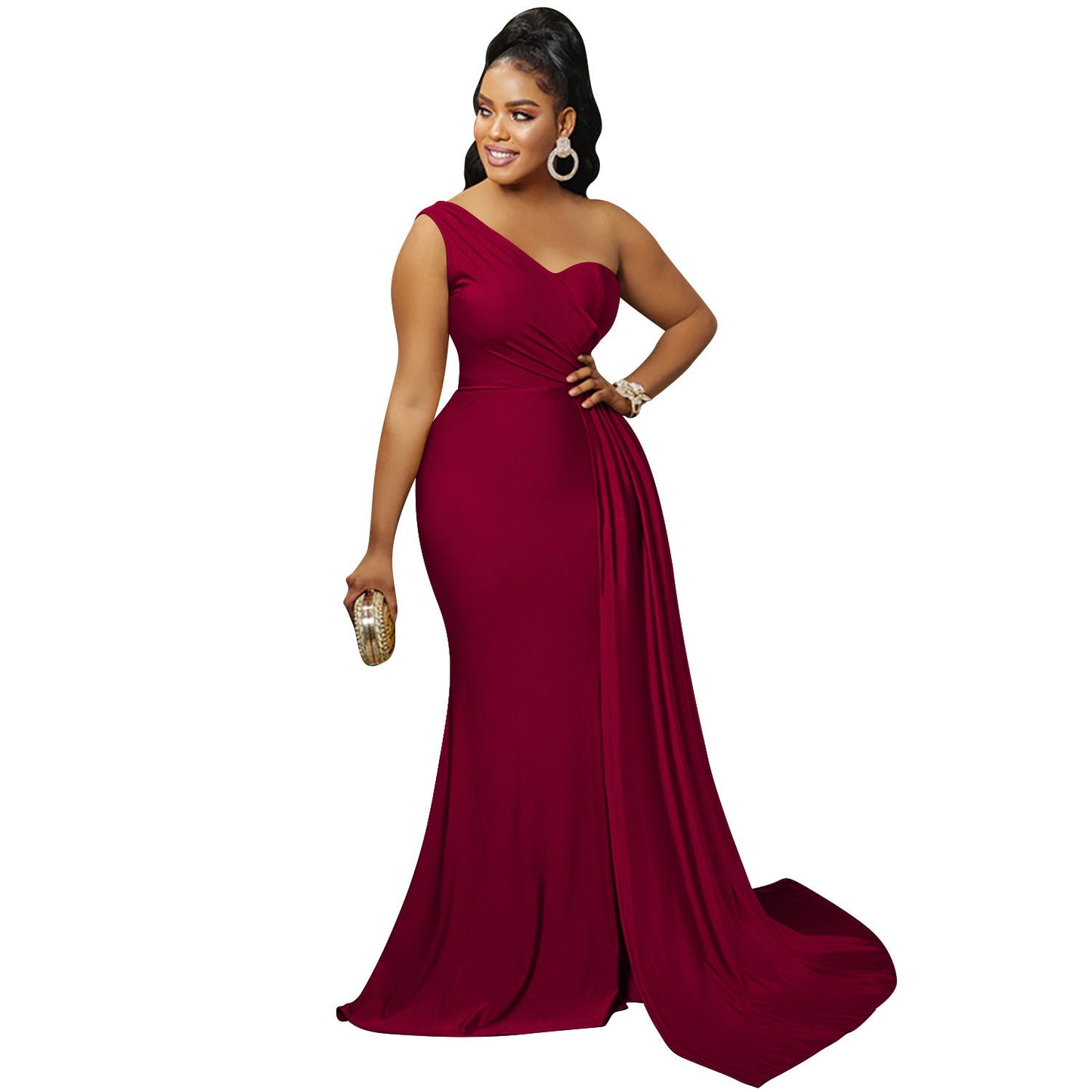 Women's Solid Color Party Tight Sleeve Dress Dresses