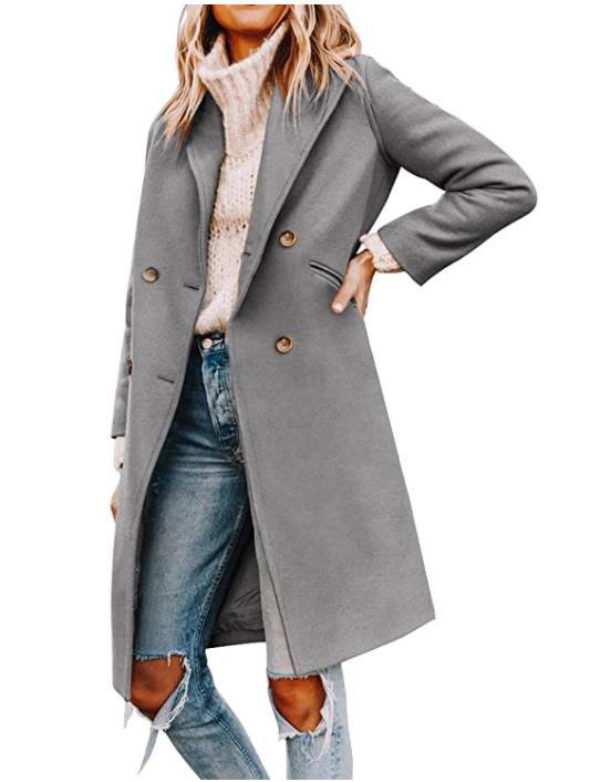 Women's Attractive New Innovative Woolen Mid-length Coats