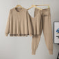 Women's Knitted Skinny Fashionable Stylish Three-piece Tide Suits