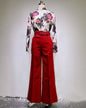 Women's Stand Collar Long Sleeve Shirt Wide Suits