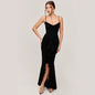 Quality Yellow Suspender Lace Long Dress Dresses