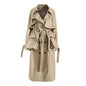 Women's Cotton Trench For British Long Below The Coats