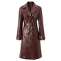 Leather Extended Elegant Fur Hot Trench Coats