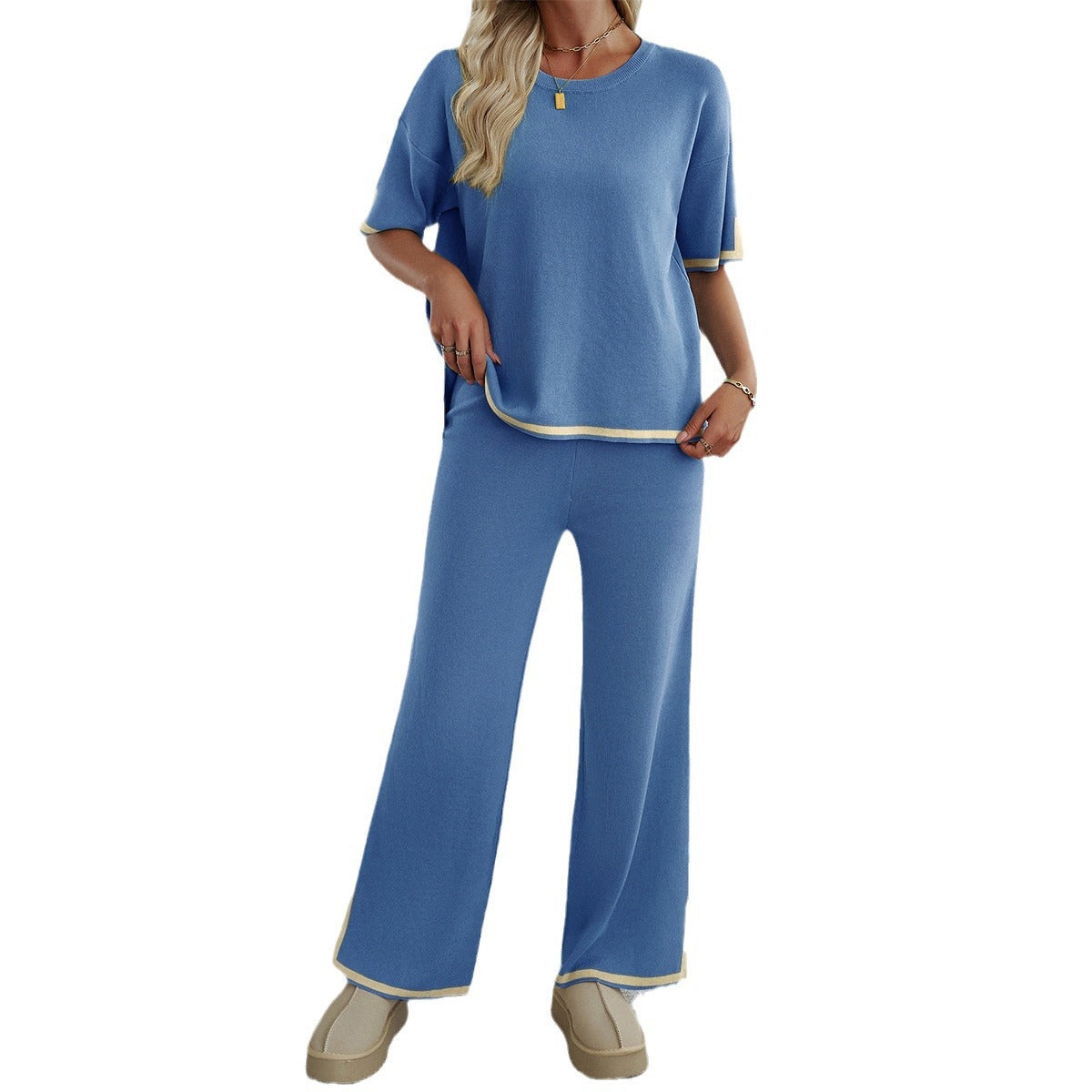 Women's Fashion Wear Casual Solid Color Sleeve Suits