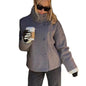 Women's High Quality Elegant Stand Collar Single Breasted Coats