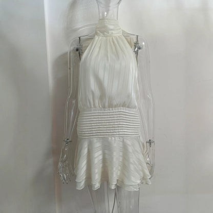 Halter Dress Summer French Style Gentle Dresses