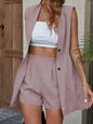 Women's Solid Color Elegant Two-piece Single-breasted High Suits