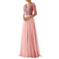 Summer Dress Sequins Chiffon Stitching Long Dresses