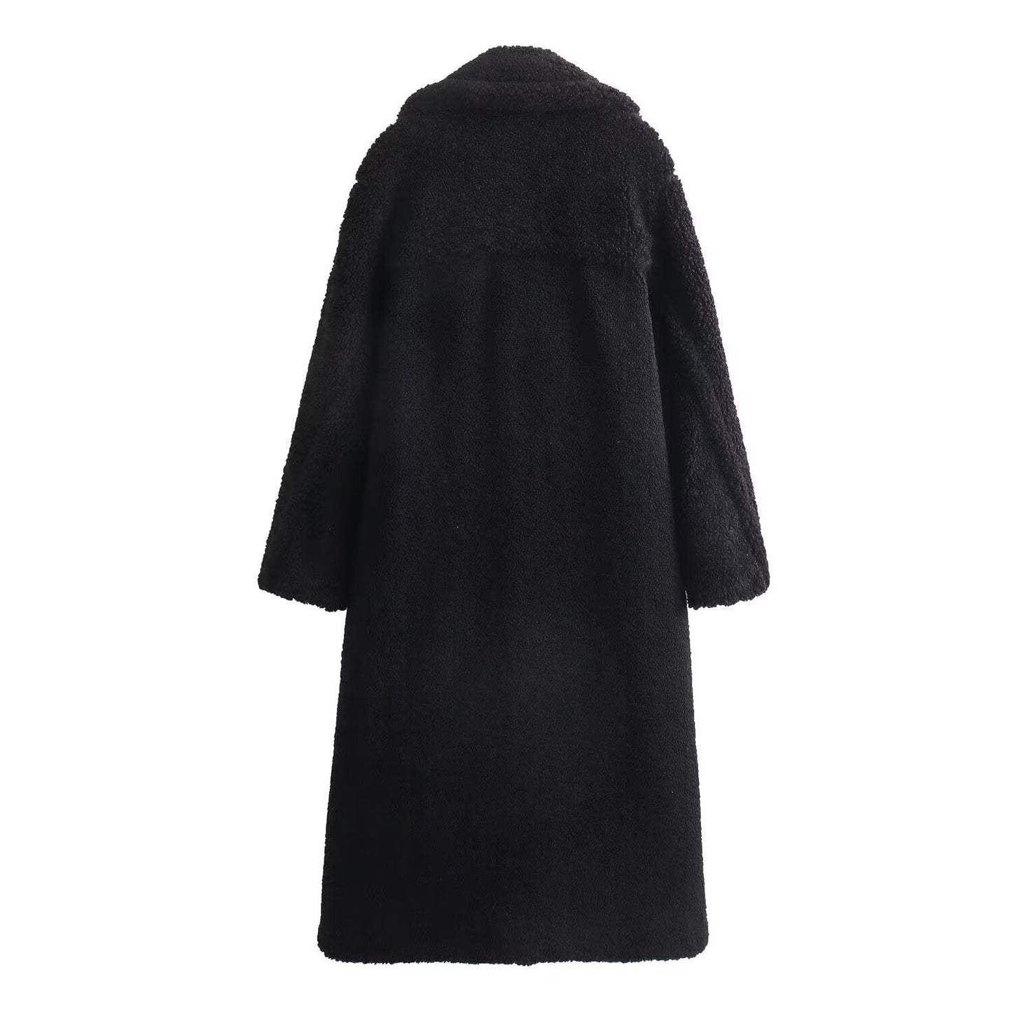 Women's Street Fashion Fleece Long Overcoat Outerwear Coats