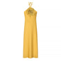 Summer Design Crystals Flower Decorative Halter Dresses