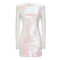 Women's Sequined Shiny Elegant Stage Banquet Party Dresses