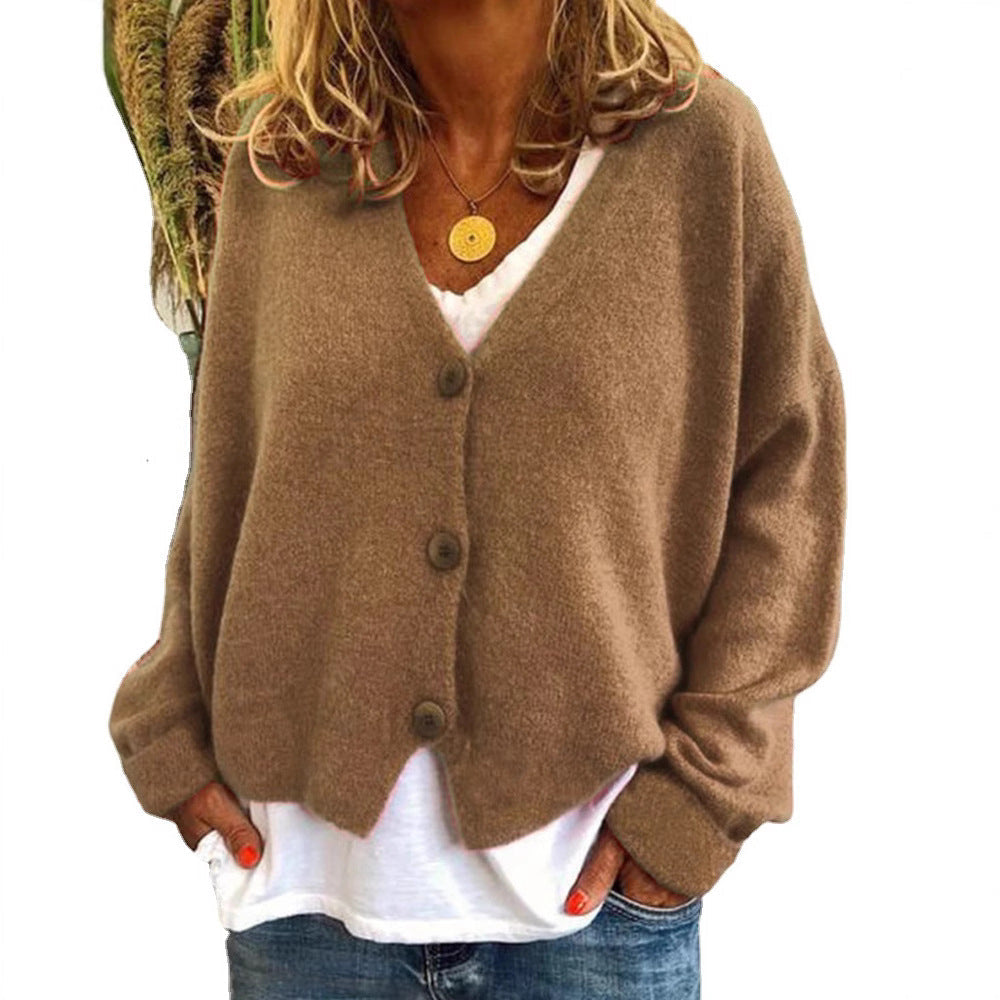 Women's Solid Color Long Sleeve For Sweaters