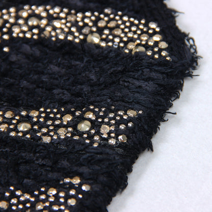 Summer Rhinestone Black Temperament Commute High Suits
