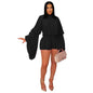 Women's Fashion Wear Casual Pleated Solid Color Suits