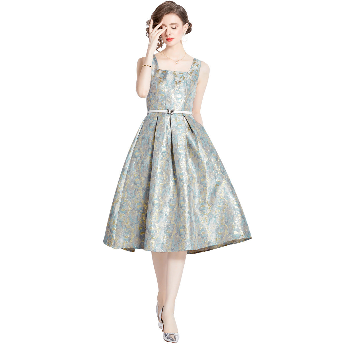 Women's Light Luxury High-grade Hepburn Style Temperament Long Dress Skirts