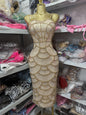 Sequin Bead Waist Hollow Suspender Dress Birthday Dresses