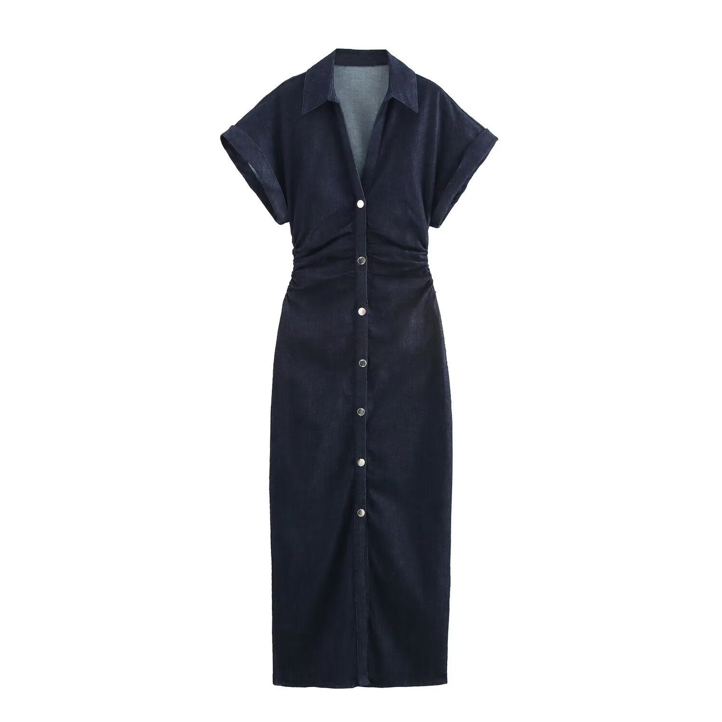 Z Summer Midi Slim Denim Dress Dresses