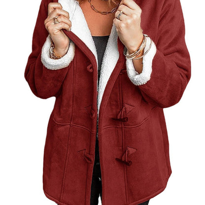 Women's Durable Mid-length Trench Overcoat Warm Coats