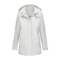 Women's Detachable Windproof Warm Mountaineering Casual Shell Coats