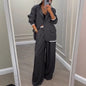 Women's Autumn Gray Commuting Fashion Long Sleeve Suits