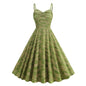 Design Jacquard Artistic Slim Youthful Sling Big Dresses