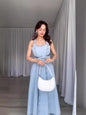 Backless Design Long Dress Large White Dresses