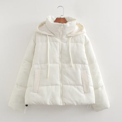 Women's Winter Simple Warm Thickened Hooded Cotton Coats