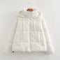 Women's Winter Simple Warm Thickened Hooded Cotton Coats