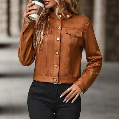 Women's Beautiful Slouchy Suede Female Trendy Coats