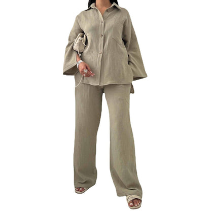 Women's Autumn Fashion Long Sleeve Shirt High Suits