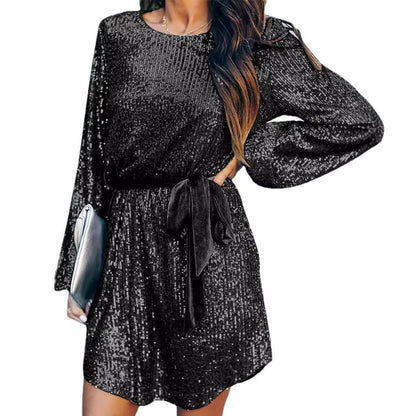 Festival Party Sparkling Beaded Dress Dinner Dresses