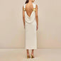 Women's Sexy Lightly Mature Hot Backless Dress Autumn Design Dresses