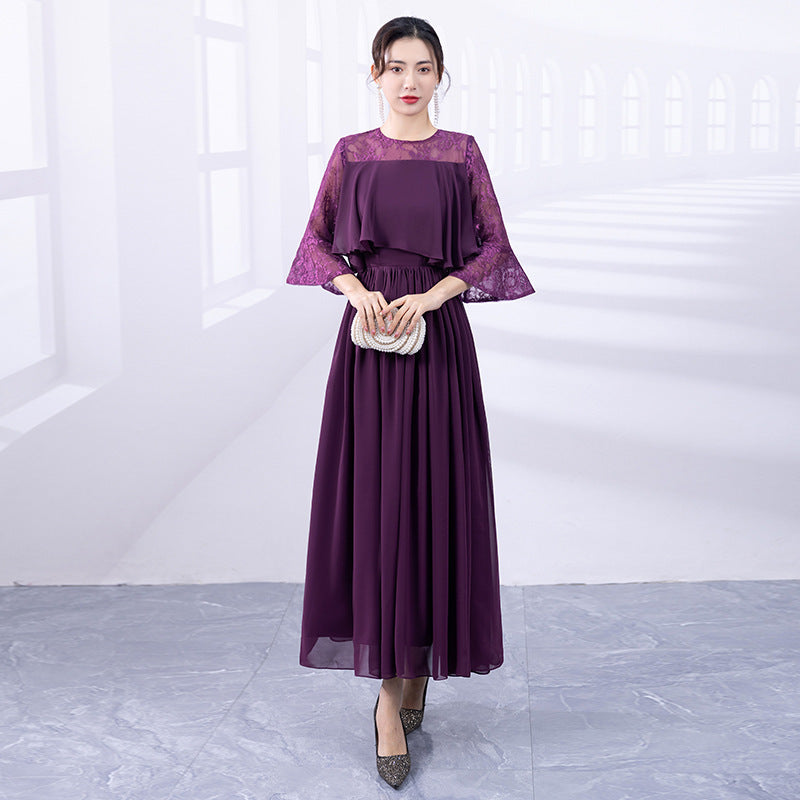 Gown Long Korean Style Banquet Dress Wedding Dresses