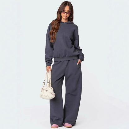 Women's Sports Leisure Hooded Loose Bow Printed Sweaters